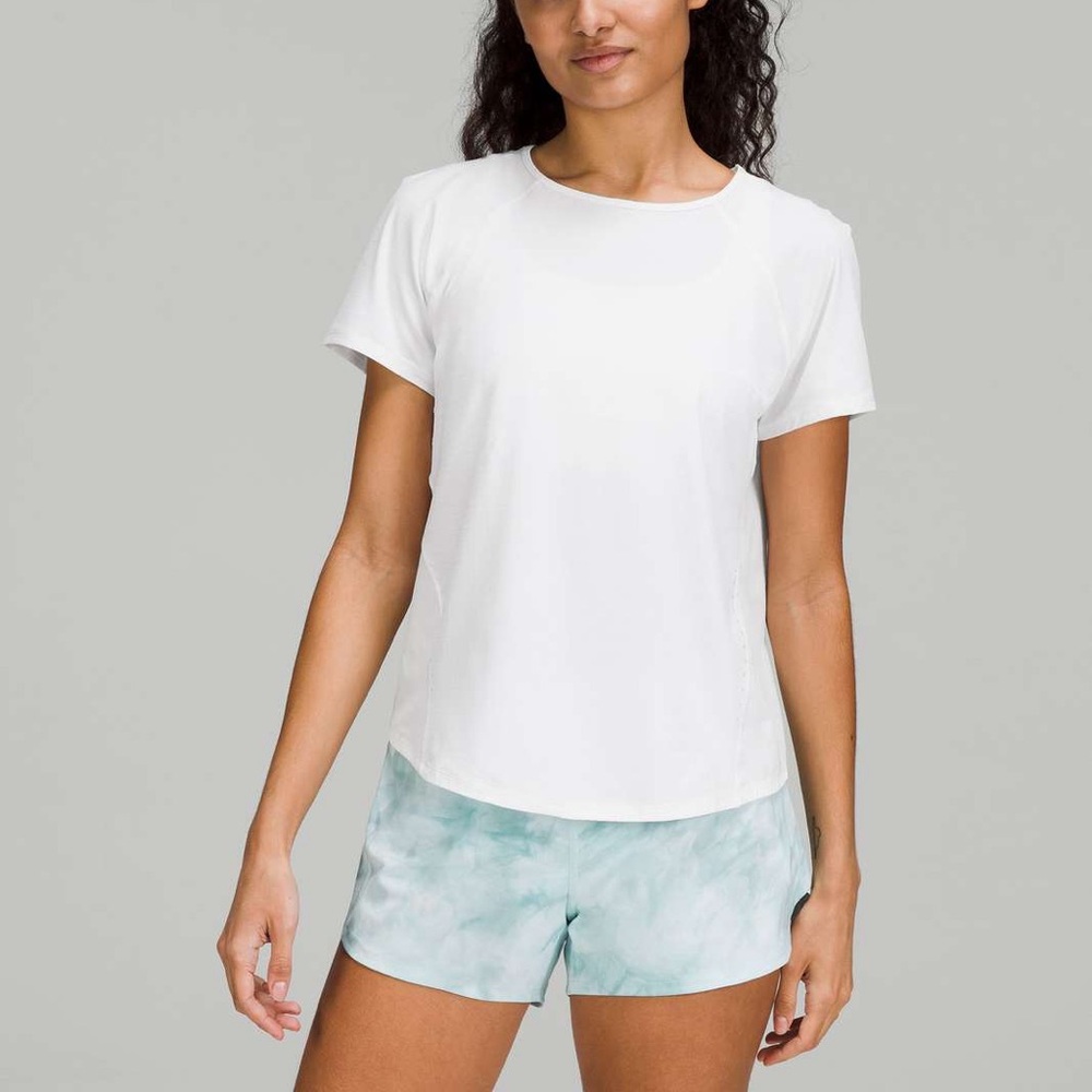Lululemon Lightweight Stretch Run Short Sleeve Shirt - White